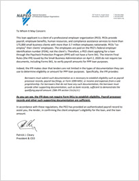 Napeo letter